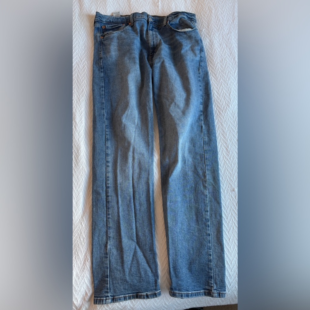 Levi’s 505 Regular Fit Jeans 38x32 Medium Wash Water<Less